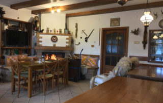 Chata Zrcadlovka - jídelna